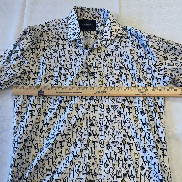 Maceoo Fibonacci King White Button Down Shirt - Picture 6 of 7